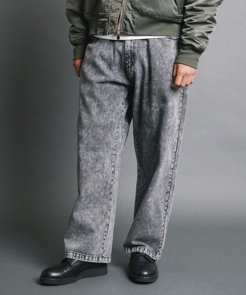 Magine(マージン)の「【SELECT】IR:10.5oz VINTAGE WASH LOOSE FIT DENIM PANTS/10.5oz ヴィンテージウォッシュ ルーズフィット デニムパンツ(デニムパンツ・メンズ・ケミカルウォッシュ/ブラック/ブラック系その他・M/L)」の9枚目の写真
