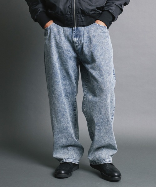 Magine(マージン)の「【SELECT】IR:10.5oz VINTAGE WASH LOOSE FIT DENIM PANTS/10.5oz ヴィンテージウォッシュ ルーズフィット デニムパンツ(デニムパンツ・メンズ・ケミカルウォッシュ/ブラック/ブラック系その他・M/L)」の14枚目の写真