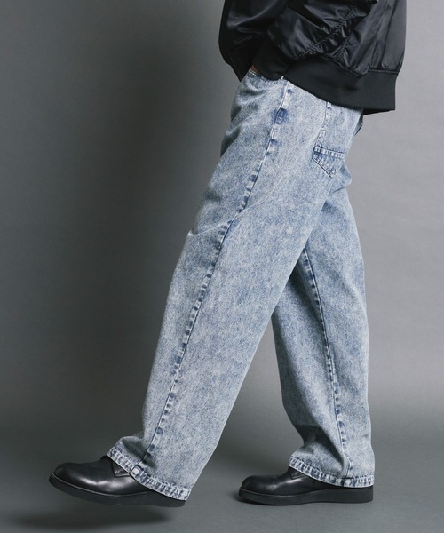 Magine(マージン)の「【SELECT】IR:10.5oz VINTAGE WASH LOOSE FIT DENIM PANTS/10.5oz ヴィンテージウォッシュ ルーズフィット デニムパンツ(デニムパンツ・メンズ・ケミカルウォッシュ/ブラック/ブラック系その他・M/L)」の15枚目の写真