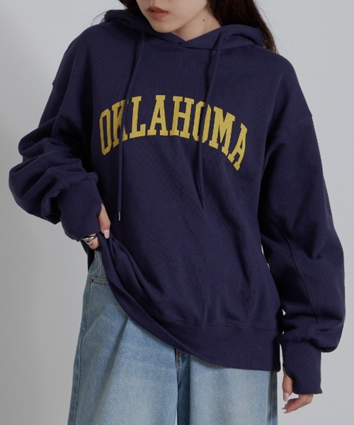 CIAOPANIC TYPY（チャオパニックティピー）の「アソートロゴオーバーサイズパーカー（パーカー・レディース・オフホワイト/グレー/ネイビー・ONE SIZE）」の16枚目の写真