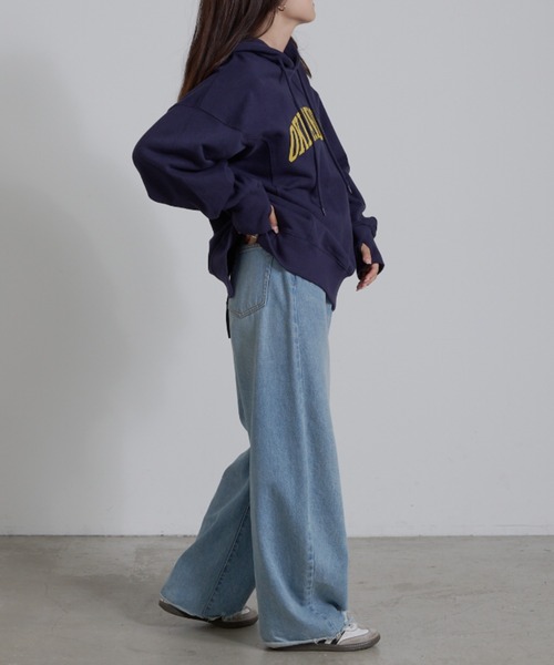 CIAOPANIC TYPY（チャオパニックティピー）の「アソートロゴオーバーサイズパーカー（パーカー・レディース・オフホワイト/グレー/ネイビー・ONE SIZE）」の22枚目の写真