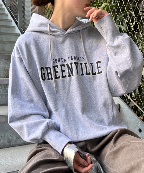 CIAOPANIC TYPY（チャオパニックティピー）の「アソートロゴオーバーサイズパーカー（パーカー・レディース・オフホワイト/グレー/ネイビー・ONE SIZE）」の10枚目の写真