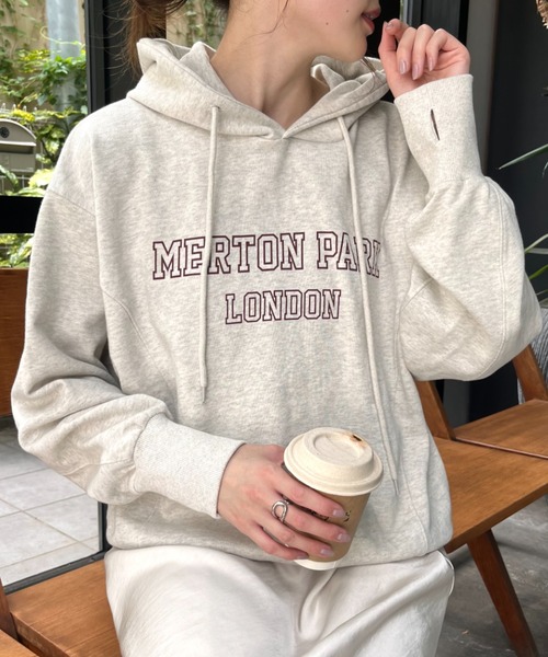 CIAOPANIC TYPY（チャオパニックティピー）の「アソートロゴオーバーサイズパーカー（パーカー・レディース・オフホワイト/グレー/ネイビー・ONE SIZE）」の6枚目の写真