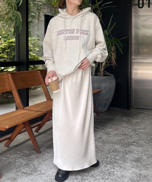 CIAOPANIC TYPY（チャオパニックティピー）の「アソートロゴオーバーサイズパーカー（パーカー・レディース・オフホワイト/グレー/ネイビー・ONE SIZE）」の7枚目の写真