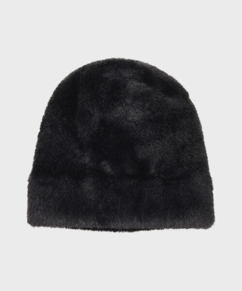 THE SHOP TK （ザ ショップ ティーケー ）の「◆【＠BAILA掲載】ファーワッチキャップ（ニットキャップ/ビーニー・レディース・アイボリー/ブラック・00）」の2枚目の写真