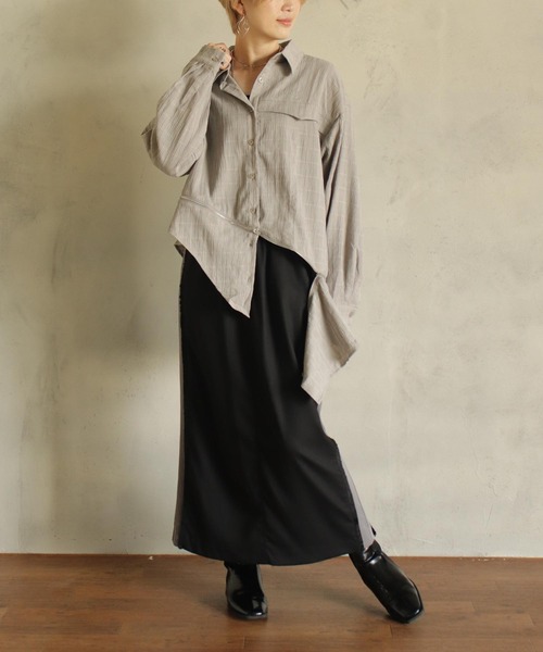 【セール】ZIP2wayチビ衿シャツ（シャツ/ブラウス）｜BITTOKO（ビットコ）