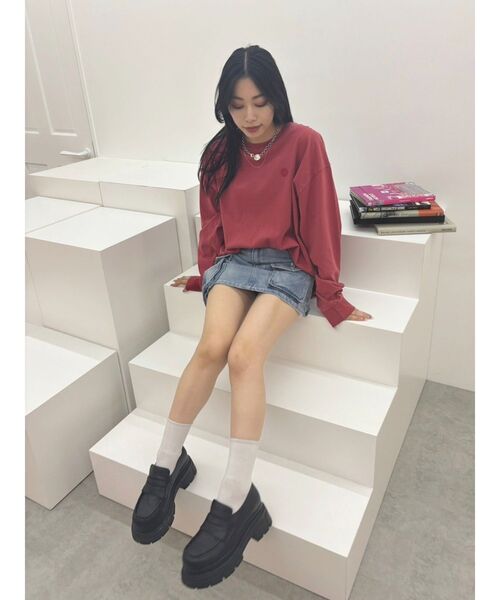 EVRIS(エヴリス)の「カーゴポケットデニムスカート(デニムスカート・レディース・ブルー/ブラック・SMALL/MEDIUM)」の20枚目の写真