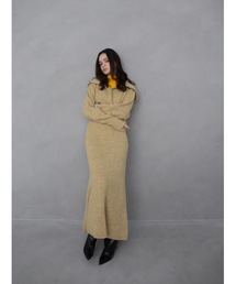 half zip knit onepiece