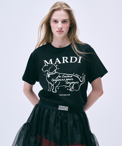 tシャツ TSHIRT SWING THE TAIL DDANJI FLOWER CHOKER レディース メンズ TSHIRT SWING THE TAIL DDANJI FLOWER CHOKER（Tシャツ