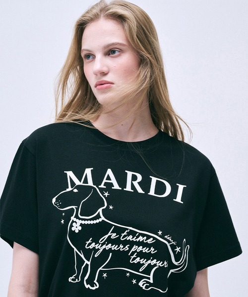 TSHIRT SWING THE TAIL DDANJI FLOWER CHOKER（Tシャツ