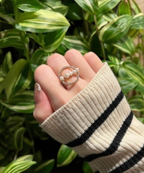 ciite'(シーテ)の「elegant circle ring(リング・レディース・ゴールド/シルバー・FREE)」の1枚目の写真