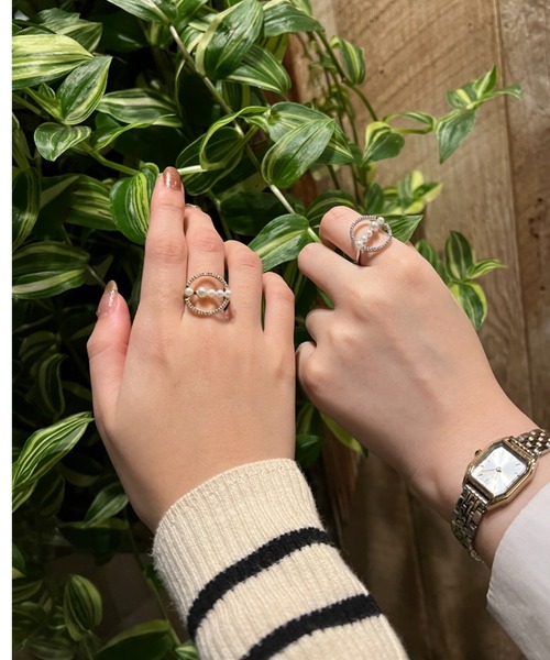 ciite'(シーテ)の「elegant circle ring(リング・レディース・ゴールド/シルバー・FREE)」の3枚目の写真