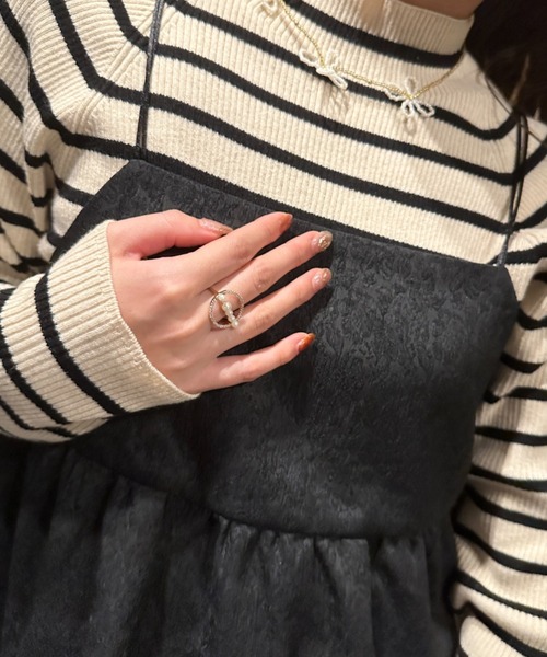 ciite'(シーテ)の「elegant circle ring(リング・レディース・ゴールド/シルバー・FREE)」の4枚目の写真