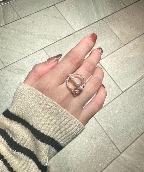ciite'(シーテ)の「elegant circle ring(リング・レディース・ゴールド/シルバー・FREE)」の5枚目の写真