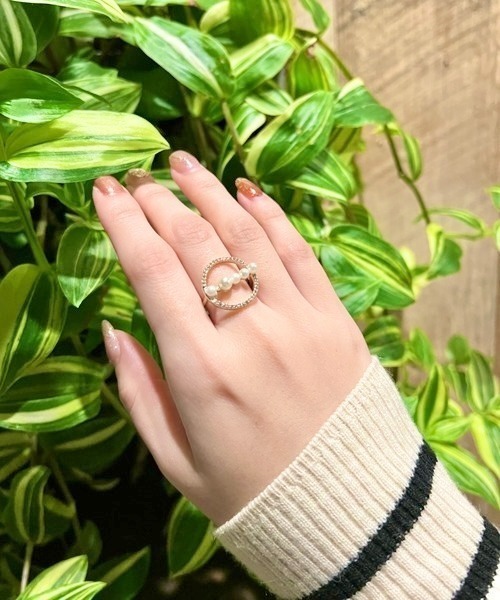 ciite'(シーテ)の「elegant circle ring(リング・レディース・ゴールド/シルバー・FREE)」の6枚目の写真