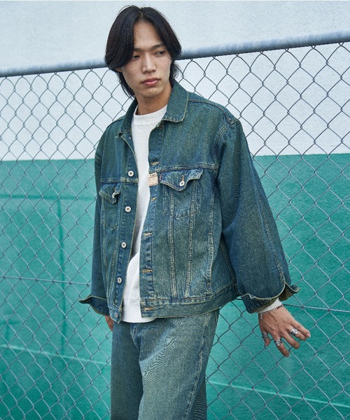 JEANS FACTORY （ジーンズファクトリー）の「[LIBERTO/リベルト] ARIZONA デニムジャケット（デニムジャケット・レディース・ブラック/グリーン/ブルー/ライトインディゴブルー・S/M/L）」の17枚目の写真