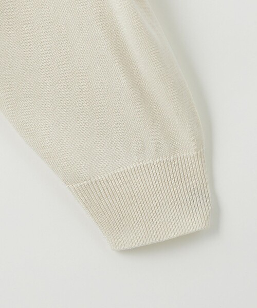 CITEN（シテン）の「＜CITEN＞ ハイゲージ ハイネック ニット（ニット/セーター・メンズ・オフホワイト/ネイビー・L/M）」の21枚目の写真