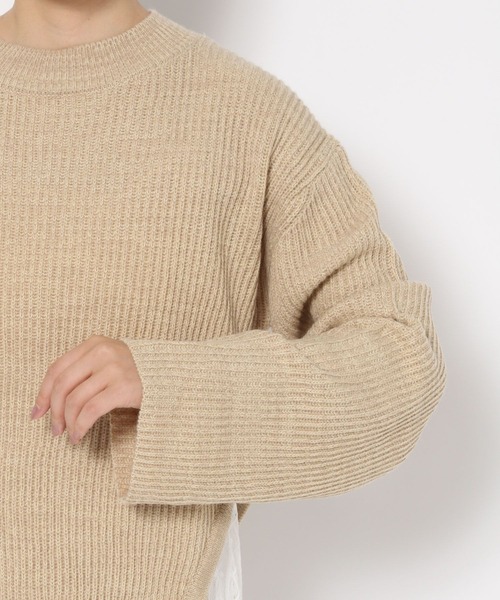 LOWRYS FARM（ローリーズファーム）の「マルチＷＡＹニットレース２Ｐワンピース 151586（ワンピース・レディース・ブルー/アイボリー/ブラック・FREE）」の20枚目の写真