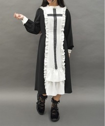 エンブロイダリーフレアガウン　アクシーズファム　ポエティック axes femme POETIQUE（アクシーズファムポエティック）の「エンブロイ