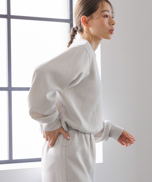 LAKOLE（ラコレ）の「ニットソーラメドロストプルオーバー / 232356（スウェット・レディース・オートミール/ブラウン/ブラック/杢グレー・FREE）」の18枚目の写真