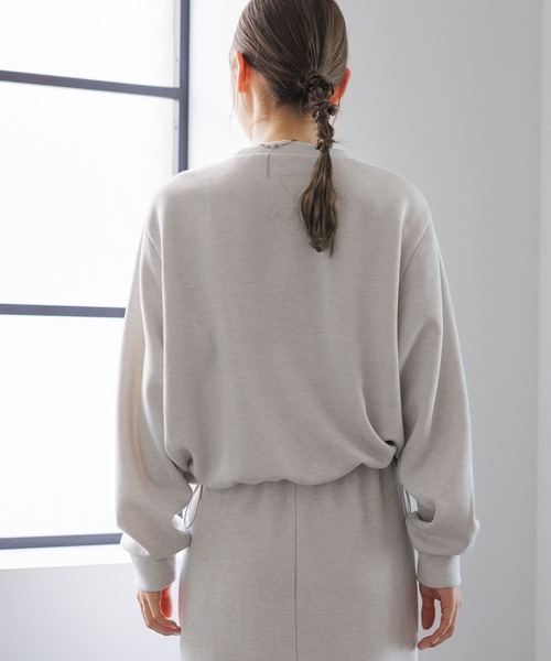 LAKOLE（ラコレ）の「ニットソーラメドロストプルオーバー / 232356（スウェット・レディース・オートミール/ブラウン/ブラック/杢グレー・FREE）」の19枚目の写真