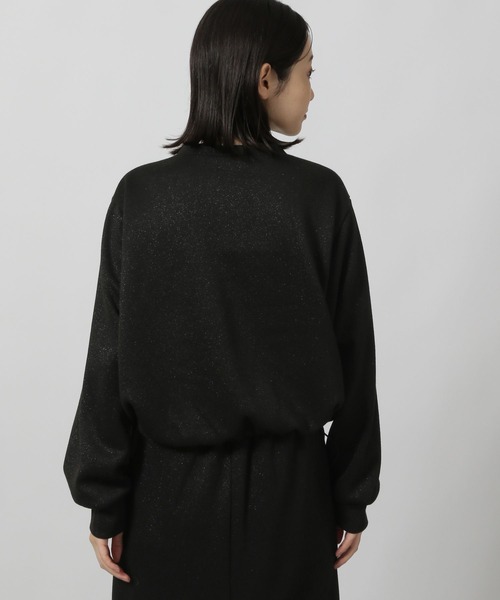 LAKOLE（ラコレ）の「ニットソーラメドロストプルオーバー / 232356（スウェット・レディース・オートミール/ブラウン/ブラック/杢グレー・FREE）」の22枚目の写真