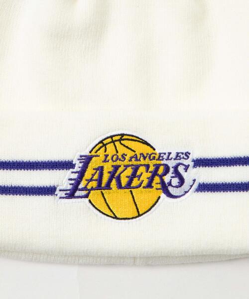 NBA（エヌビーエー）の「∴WEGO/別注NBA ポンポンニットキャップ（ニットキャップ/ビーニー・レディース・ブラック/ブルー/オフホワイト/レッド・FREE）」の9枚目の写真