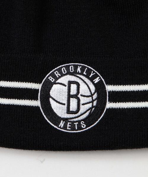 NBA（エヌビーエー）の「∴WEGO/別注NBA ポンポンニットキャップ（ニットキャップ/ビーニー・レディース・ブラック/ブルー/オフホワイト/レッド・FREE）」の11枚目の写真