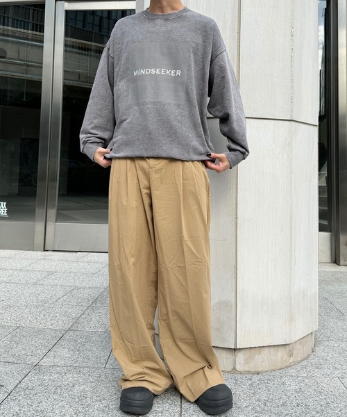 mindseeker(マインドシーカー)の「Square Logo Sweat(スウェット・メンズ・ブラック/グレー・XL/L)」の19枚目の写真