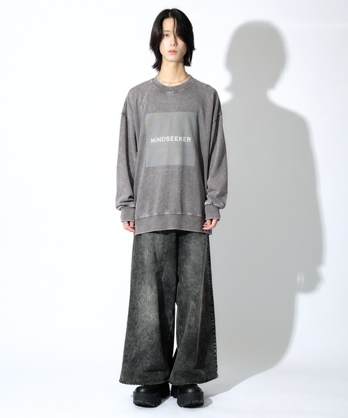 mindseeker(マインドシーカー)の「Square Logo Sweat(スウェット・メンズ・ブラック/グレー・XL/L)」の15枚目の写真