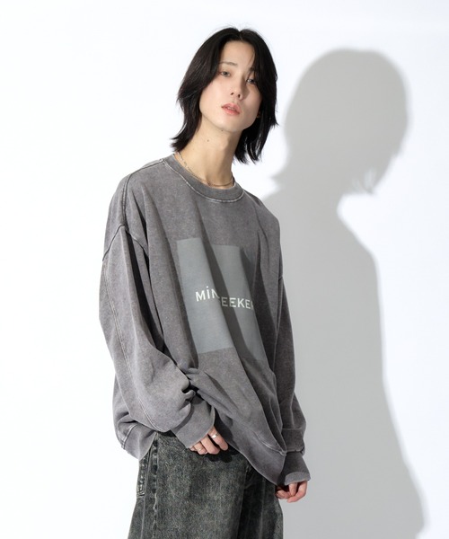 mindseeker(マインドシーカー)の「Square Logo Sweat(スウェット・メンズ・ブラック/グレー・XL/L)」の14枚目の写真