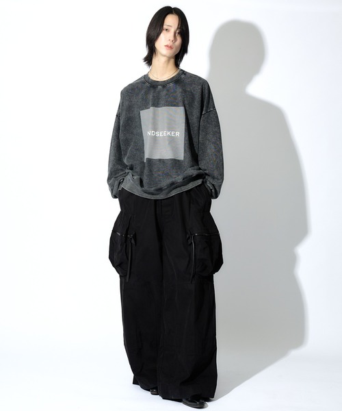 mindseeker(マインドシーカー)の「Square Logo Sweat(スウェット・メンズ・ブラック/グレー・XL/L)」の9枚目の写真
