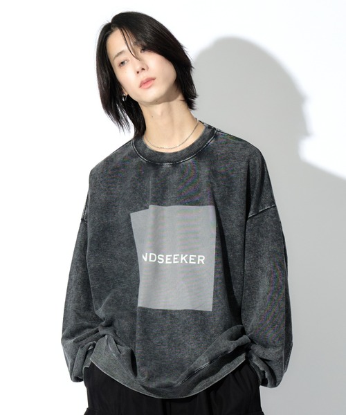 mindseeker(マインドシーカー)の「Square Logo Sweat(スウェット・メンズ・ブラック/グレー・XL/L)」の6枚目の写真
