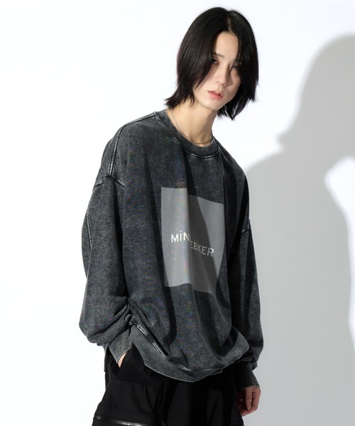 mindseeker(マインドシーカー)の「Square Logo Sweat(スウェット・メンズ・ブラック/グレー・XL/L)」の7枚目の写真