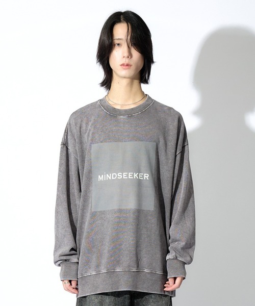 mindseeker(マインドシーカー)の「Square Logo Sweat(スウェット・メンズ・ブラック/グレー・XL/L)」の12枚目の写真
