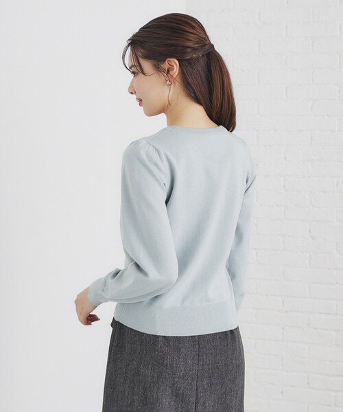 美品　バーバリー　38　トップス　ビジュー　パール　リボン　ピンク　カシミア 美品バーバリー38トップスビジューパールリボンピンクカシミア