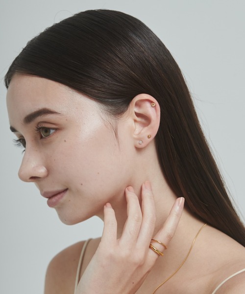 ciite' surgical stainless(シーテサージカルステンレス)の「【 金属アレルギー対応 】 3set pierce / ピアス3セット サージカルステンレス (両耳用)(ピアス(両耳用)・レディース・ゴールド/シルバー・FREE)」の4枚目の写真