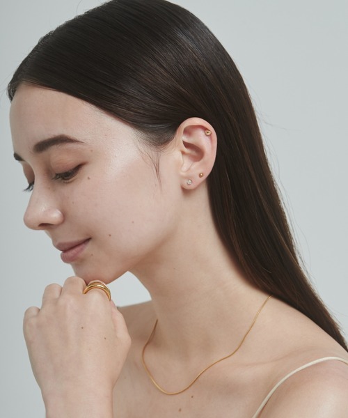 ciite' surgical stainless(シーテサージカルステンレス)の「【 金属アレルギー対応 】 3set pierce / ピアス3セット サージカルステンレス (両耳用)(ピアス(両耳用)・レディース・ゴールド/シルバー・FREE)」の6枚目の写真