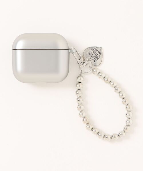 Fun & Daily（ファンアンドデイリー）の「Silver Strap Airpods 3 Case　/ エアポッズ第3世代（ヘッドフォン/イヤホン・レディース・シルバー・FREE）」の4枚目の写真