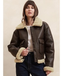 新品 バナナリパブリック フェイクファーコート ロングコート セール】BANANA REPUBLIC FACTORY STORE フェイクファーコート