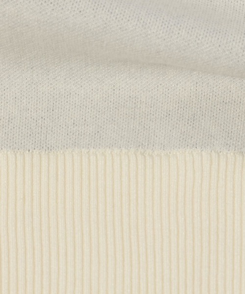 Elura（エルーラ）の「ロゴニット/150343（ニット/セーター・レディース・ホワイト/グレー・LARGE/MEDIUM）」の10枚目の写真