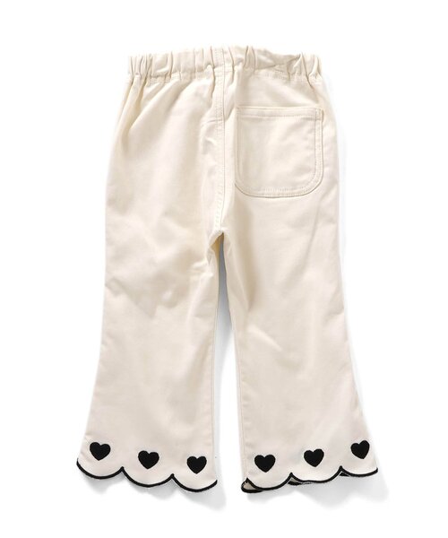 apres les cours（アプレレクール）の「【あったか】裏起毛ハートスカラップパンツ（その他パンツ・キッズ・ブラック/アイボリー/インディゴブルー・80/90/100/110/120/130/140）」の16枚目の写真