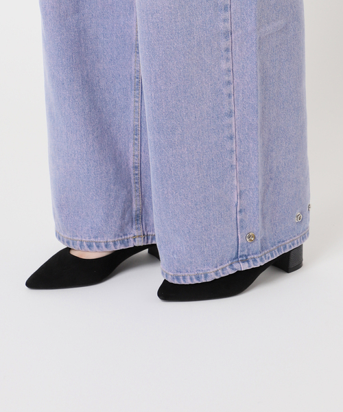 JOINT WORKS(ジョイントワークス)の「Kr バックリボンスプレーデニム(デニムパンツ・レディース・サックスブルー/ブラック・SMALL/MEDIUM)」の22枚目の写真