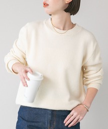 クルーネックラメニット