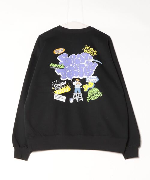 [BEN DAVIS/ベンデイビス] OVERLAP ウォールアート バックプリントスウェット（スウェット）｜BEN DAVIS（ベンデイビス）