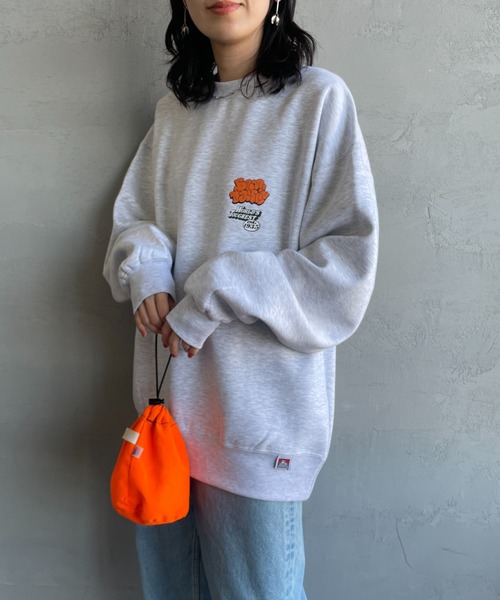 [BEN DAVIS/ベンデイビス] OVERLAP ウォールアート バックプリントスウェット（スウェット）｜BEN DAVIS（ベンデイビス）