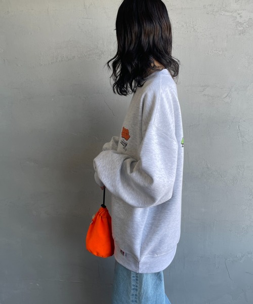 [BEN DAVIS/ベンデイビス] OVERLAP ウォールアート バックプリントスウェット（スウェット）｜BEN DAVIS（ベンデイビス）