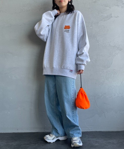 [BEN DAVIS/ベンデイビス] OVERLAP ウォールアート バックプリントスウェット（スウェット）｜BEN DAVIS（ベンデイビス）