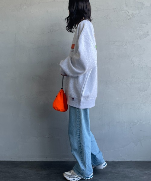 [BEN DAVIS/ベンデイビス] OVERLAP ウォールアート バックプリントスウェット（スウェット）｜BEN DAVIS（ベンデイビス）