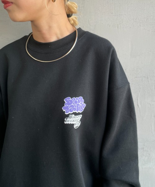 [BEN DAVIS/ベンデイビス] OVERLAP ウォールアート バックプリントスウェット（スウェット）｜BEN DAVIS（ベンデイビス）